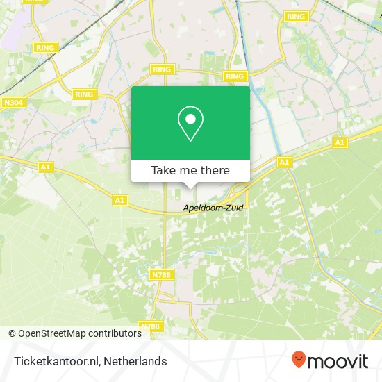 Ticketkantoor.nl map