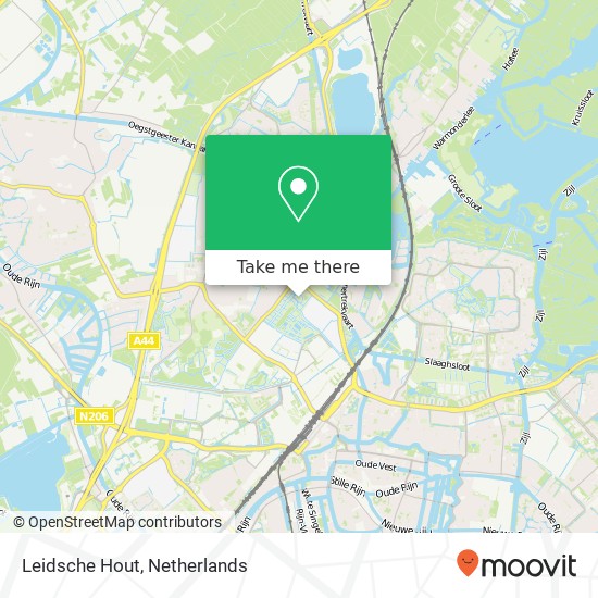 Leidsche Hout map