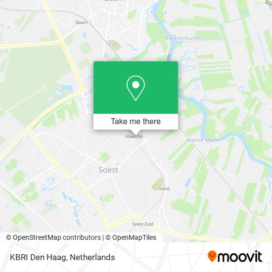 KBRI Den Haag map