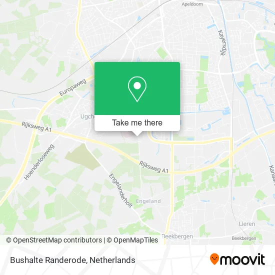 Bushalte Randerode map
