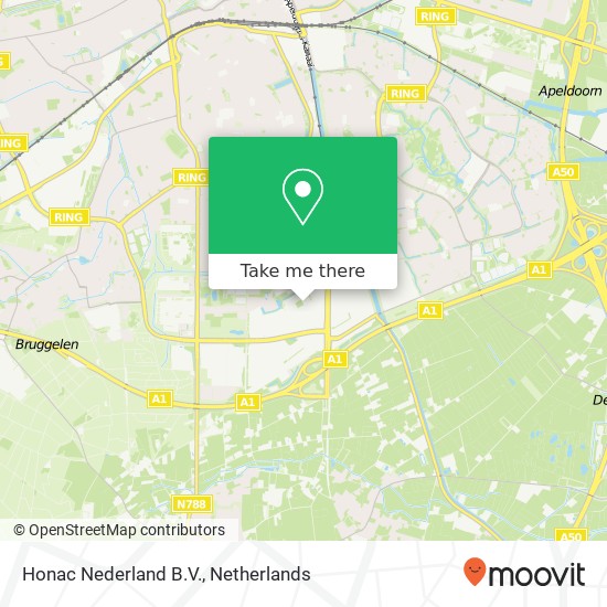 Honac Nederland B.V. map