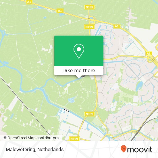 Malewetering map