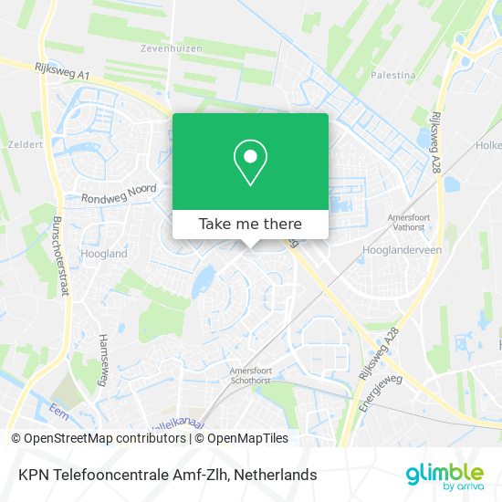 KPN Telefooncentrale Amf-Zlh Karte