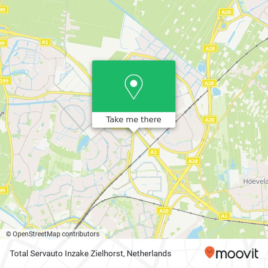 Total Servauto Inzake Zielhorst Karte