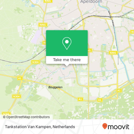 Tankstation Van Kampen map