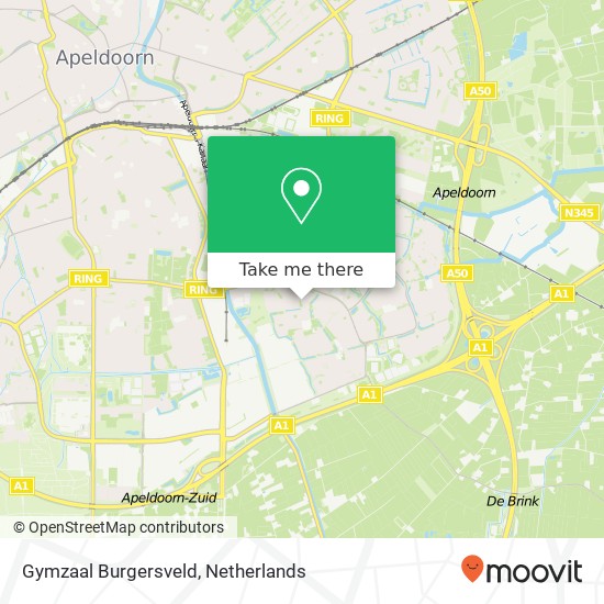 Gymzaal Burgersveld map