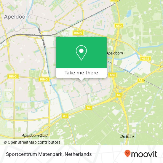 Sportcentrum Matenpark map