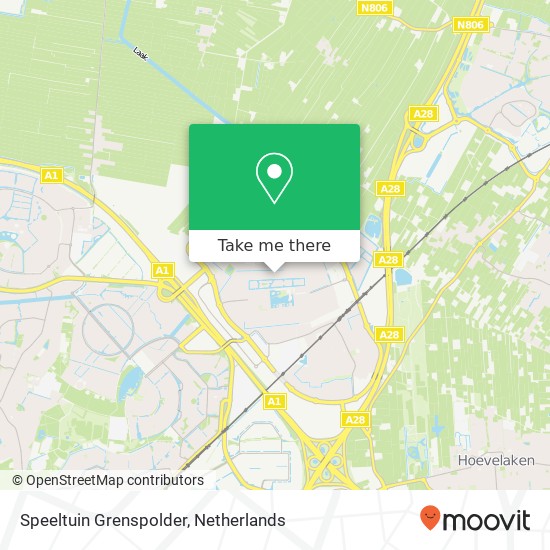 Speeltuin Grenspolder map