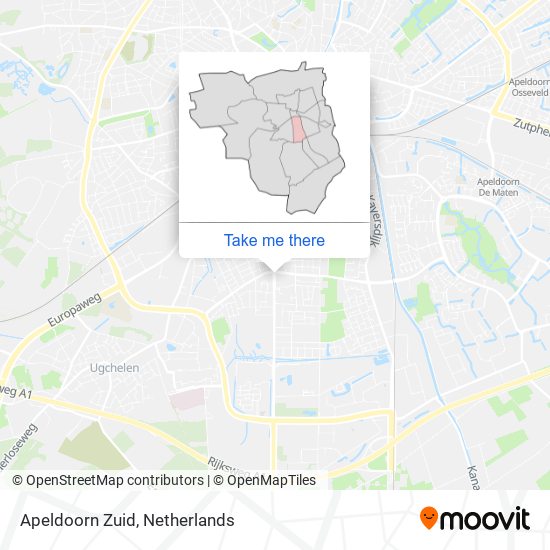 Apeldoorn Zuid map