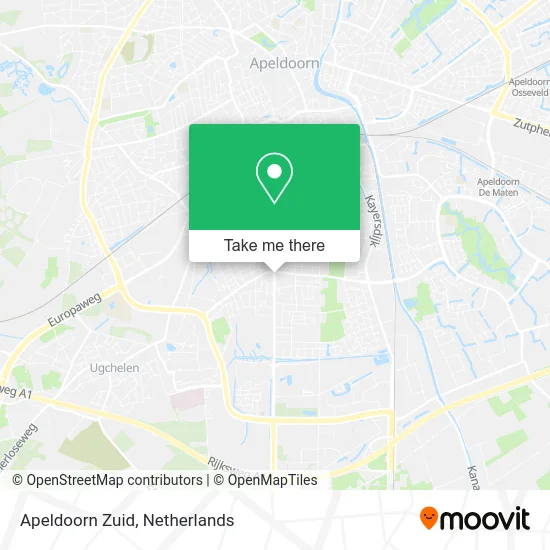 Apeldoorn Zuid map