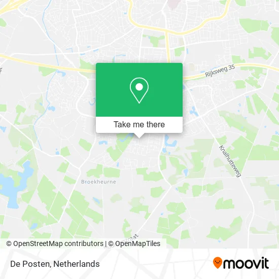 De Posten map
