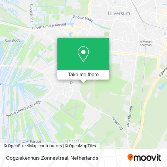 Oogziekenhuis Zonnestraal map