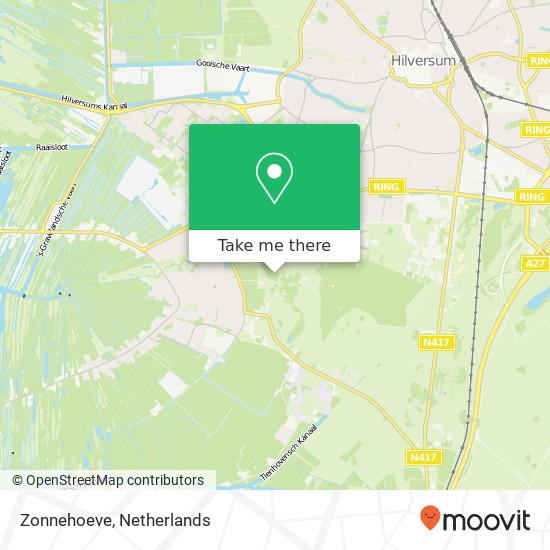 Zonnehoeve map