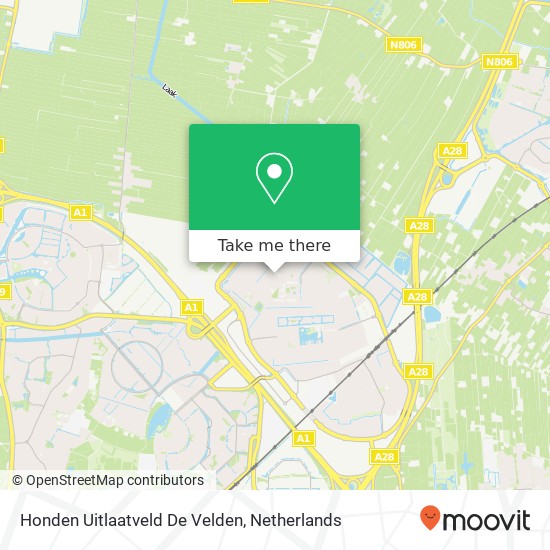 Honden Uitlaatveld De Velden Karte