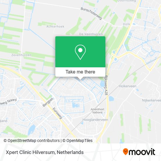 Xpert Clinic  Hilversum map