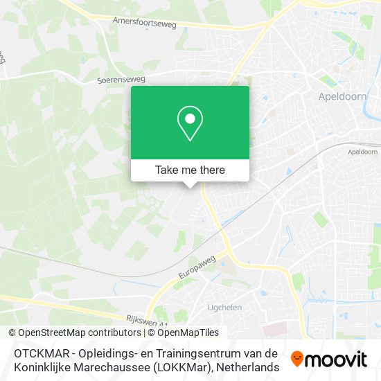 OTCKMAR - Opleidings- en Trainingsentrum van de Koninklijke Marechaussee (LOKKMar) Karte