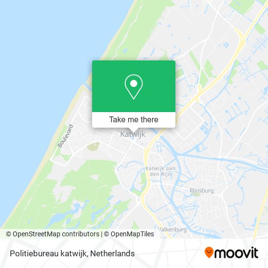 Politiebureau katwijk map