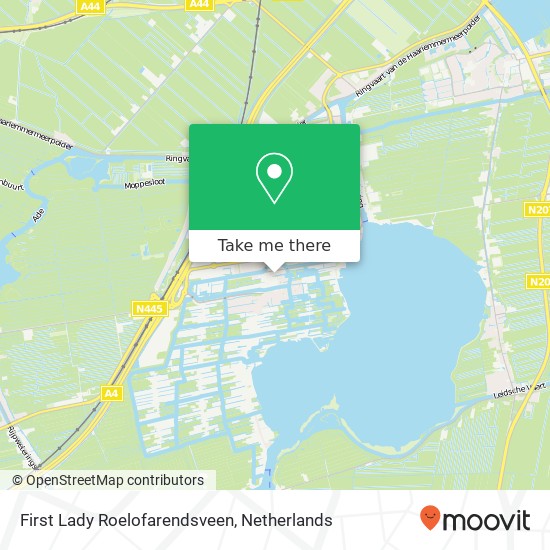 First Lady Roelofarendsveen map