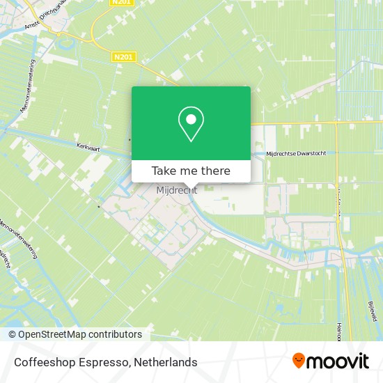 Coffeeshop Espresso map