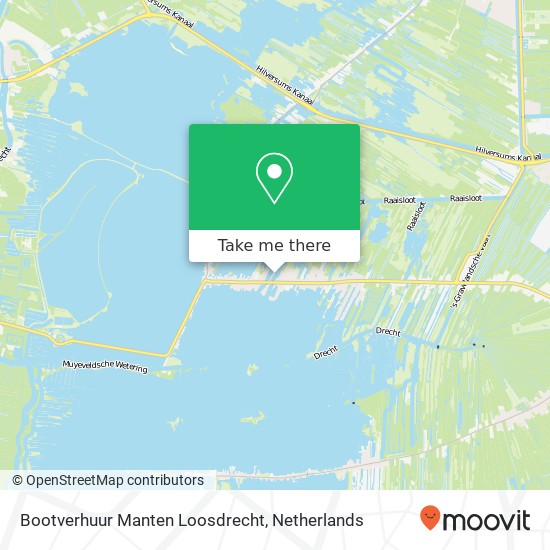 Bootverhuur Manten Loosdrecht Karte