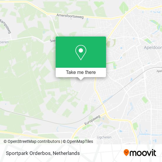 Sportpark Orderbos map