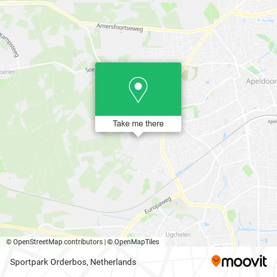 Sportpark Orderbos map