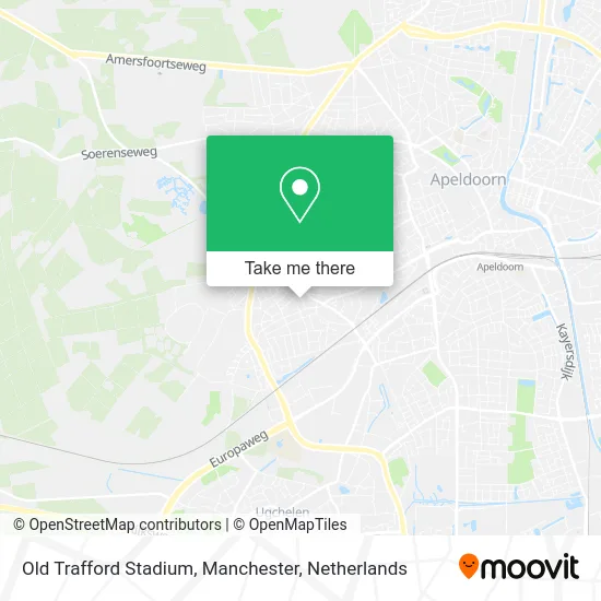 Old Trafford Stadium, Manchester map