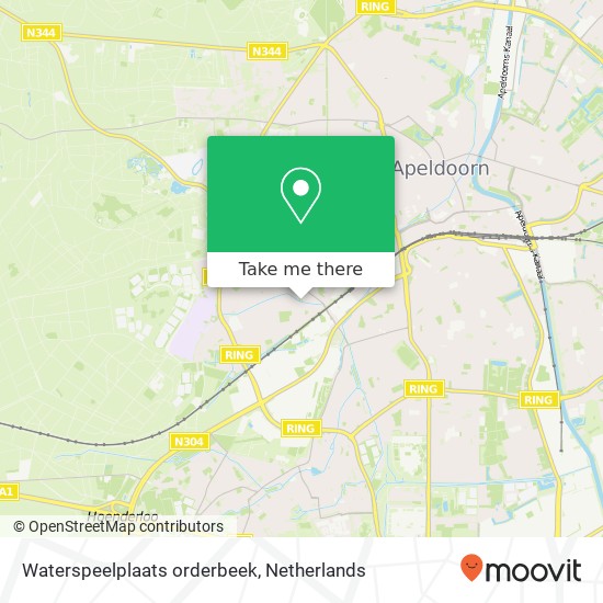 Waterspeelplaats orderbeek map