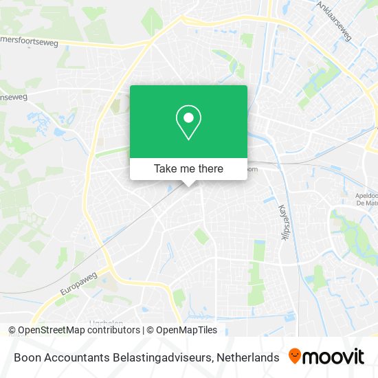 Boon Accountants Belastingadviseurs map