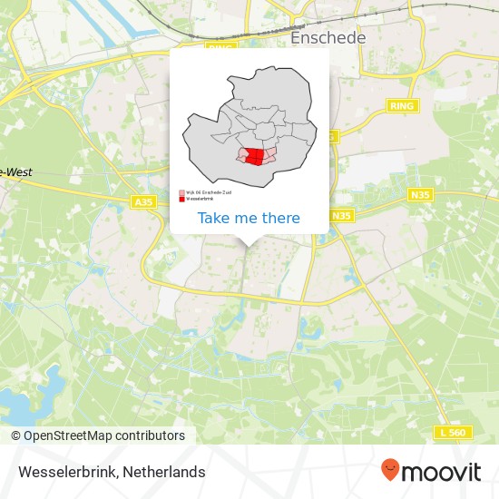 Wesselerbrink map