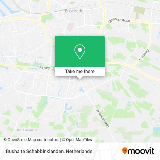 Bushalte Schabbinklanden map