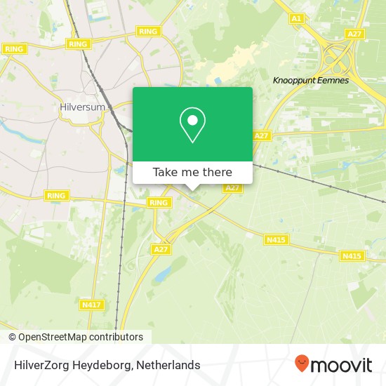 HilverZorg Heydeborg map