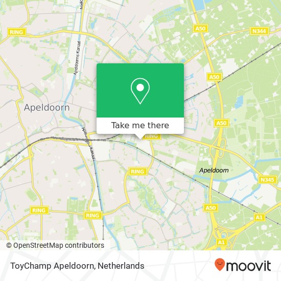 ToyChamp Apeldoorn map