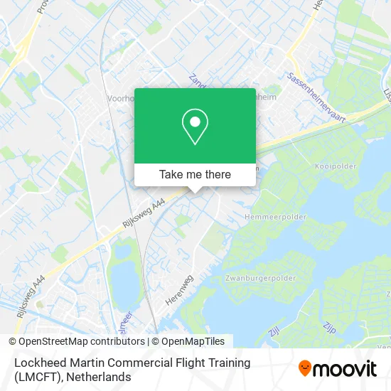 Lockheed Martin Commercial Flight Training (LMCFT) map