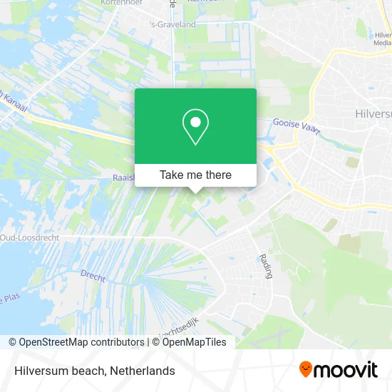 Hilversum beach map
