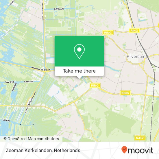 Zeeman Kerkelanden map