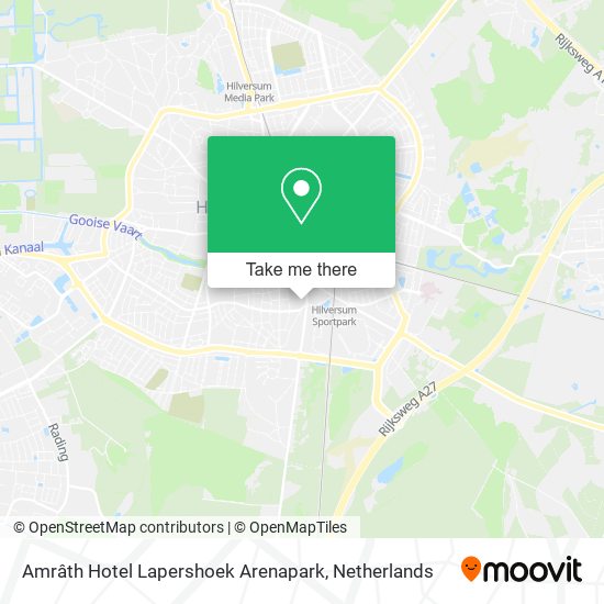 Amrâth Hotel Lapershoek Arenapark map