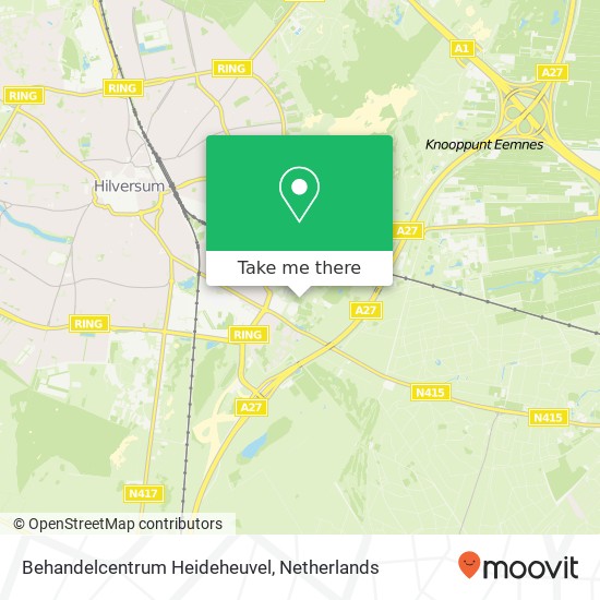 Behandelcentrum Heideheuvel map