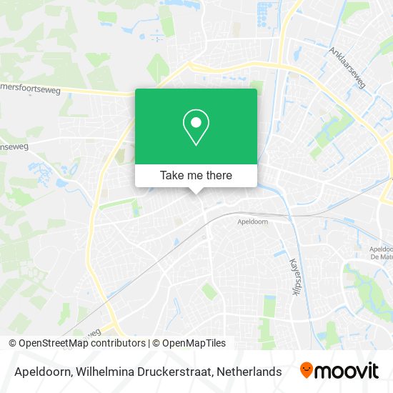 Apeldoorn, Wilhelmina Druckerstraat map