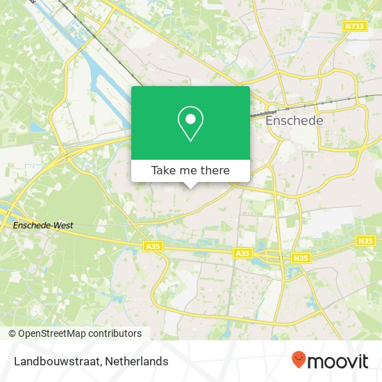 Landbouwstraat map