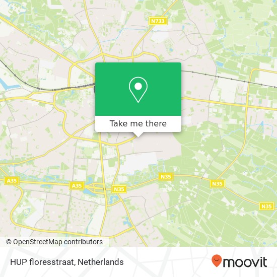 HUP floresstraat map