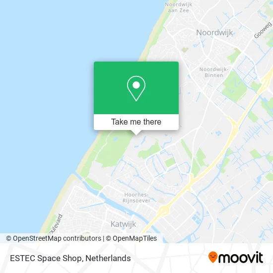 ESTEC Space Shop map