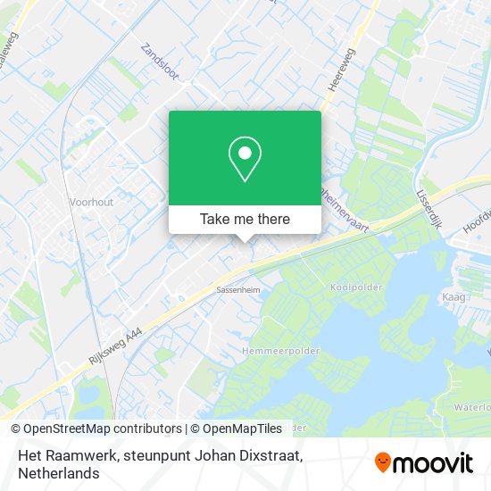Het Raamwerk, steunpunt Johan Dixstraat map