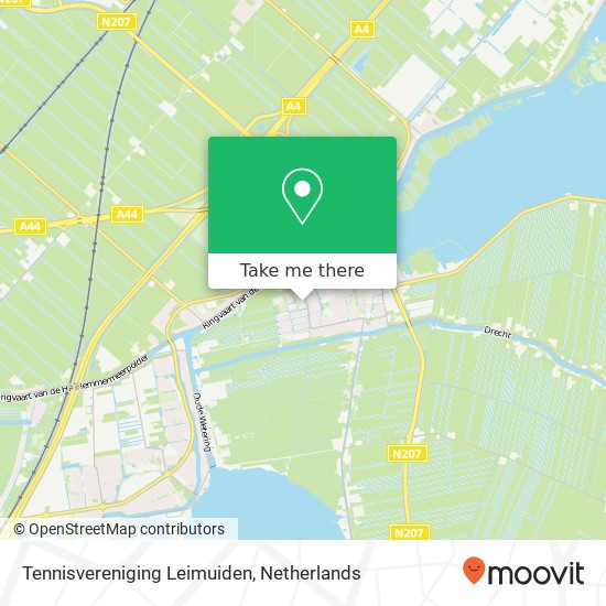 Tennisvereniging Leimuiden map