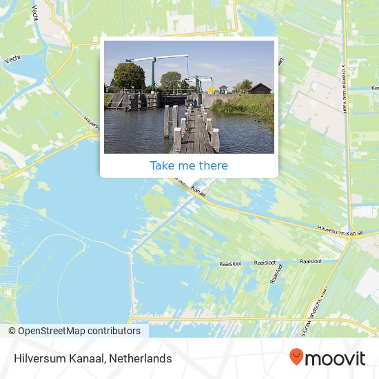 Hilversum Kanaal map