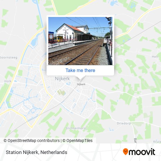 Station Nijkerk Karte