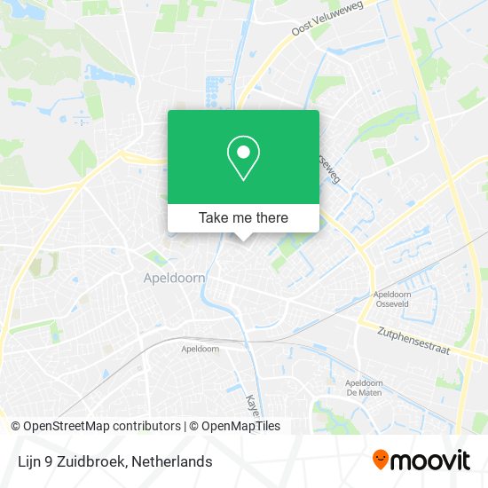 Lijn 9 Zuidbroek map