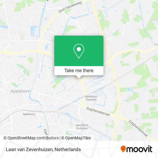 Laan van Zevenhuizen map