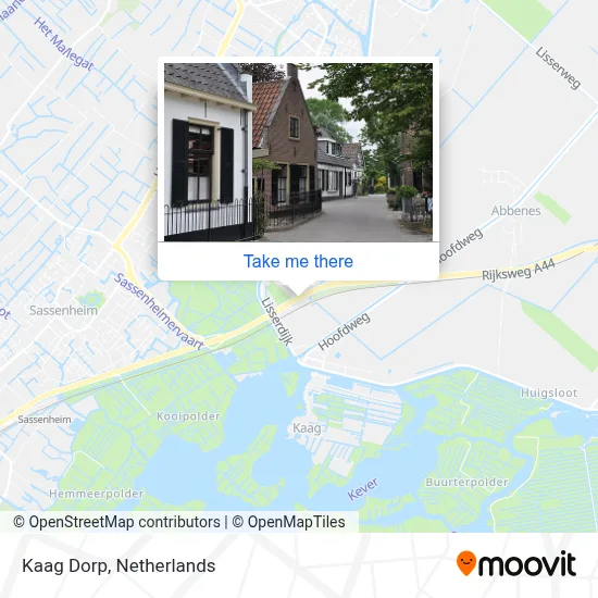 Kaag Dorp map