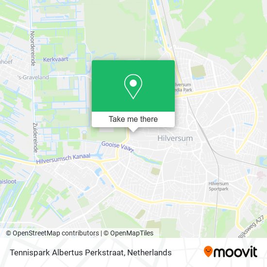 Tennispark Albertus Perkstraat map